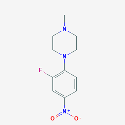 Picture of 1-(2-Fluoro-4-nitrophenyl)-4-methylpiperazine