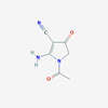 Picture of 1-Acetyl-2-amino-4-oxo-4,5-dihydropyrrole-3-carbonitrile