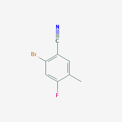 Picture of 2-Bromo-4-fluoro-5-methylbenzonitrile