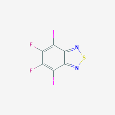 Picture of 5,6-difluoro-4,7-diiodobenzo[c]-[1,2,5]thiadiazole