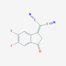 Picture of 2-(5,6-difluoro-3-oxo-2,3-dihydro-1H-inden-1-ylidene)malononitrile