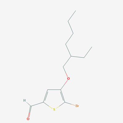 Picture of 5-bromo-4-((2-ethylhexyl)oxy)thiophene-2-carbaldehyde