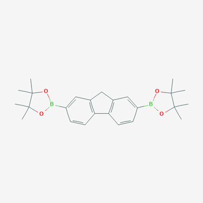 Picture of  2,2-(9H-fluorene-2,6-diyl)bis(4,4,5,5-tetramethyl-1,3,2-dioxaborolane)