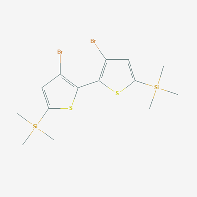 Picture of 3,3'-Dibromo-5,5'-bis-trimethylsilanyl-[2,2']bithiophenyl