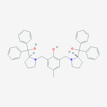 Picture of ((2S,2'S)-1,1'-((2-Hydroxy-5-methyl-1,3-phenylene)bis(methylene))bis(pyrrolidine-2,1-diyl))bis(diphenylmethanol)