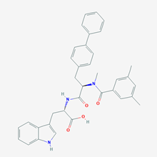 Picture of ((R)-3-([1,1'-Biphenyl]-4-yl)-2-(N,3,5-trimethylbenzamido)propanoyl)-L-tryptophan