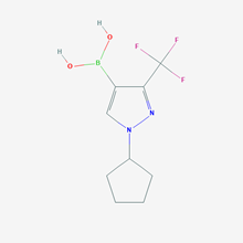 Picture of (1-Cyclopentyl-3-(trifluoromethyl)-1H-pyrazol-4-yl)boronic acid