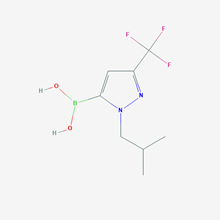 Picture of (1-Isobutyl-3-(trifluoromethyl)-1H-pyrazol-5-yl)boronic acid