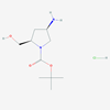 Picture of (2R,4R)-tert-Butyl 4-amino-2-(hydroxymethyl)pyrrolidine-1-carboxylate hydrochloride