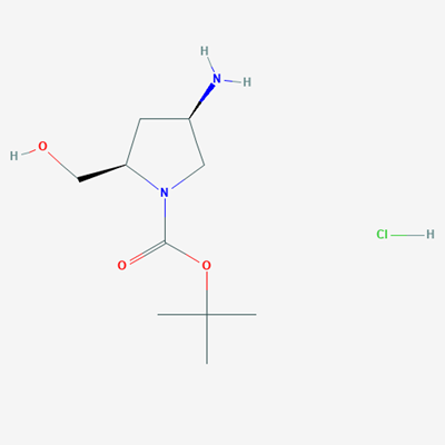Picture of (2R,4R)-tert-Butyl 4-amino-2-(hydroxymethyl)pyrrolidine-1-carboxylate hydrochloride