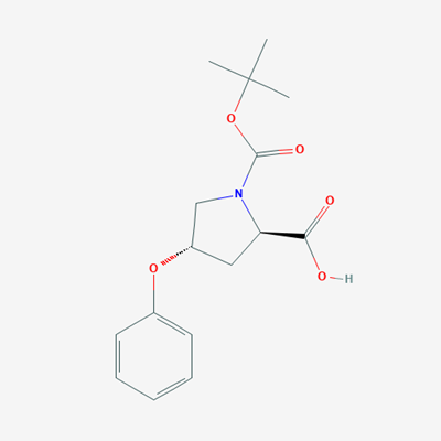 Picture of (2R,4S)-1-(tert-Butoxycarbonyl)-4-phenoxypyrrolidine-2-carboxylic acid