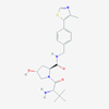 Picture of (2S,4R)-1-((S)-2-Amino-3,3-dimethylbutanoyl)-4-hydroxy-N-(4-(4-methylthiazol-5-yl)benzyl)pyrrolidine-2-carboxamide