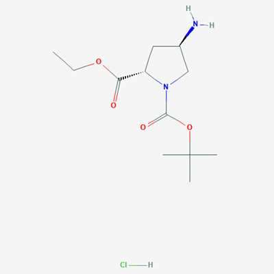 Picture of (2S,4R)-1-tert-Butyl 2-ethyl 4-aminopyrrolidine-1,2-dicarboxylate hydrochloride