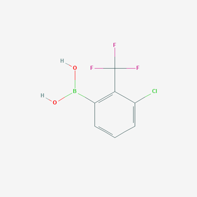 Picture of (3-Chloro-2-(trifluoromethyl)phenyl)boronic acid
