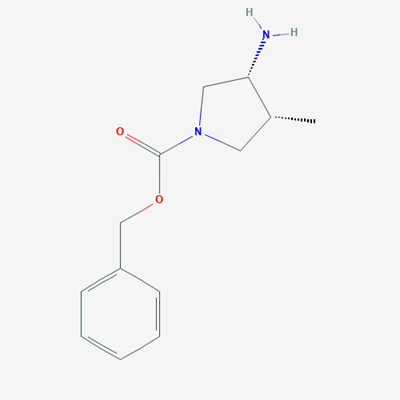 Picture of (3R,4R)-Benzyl 3-amino-4-methylpyrrolidine-1-carboxylate hydrochloride