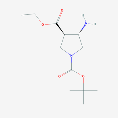 Picture of (3R,4S)-1-tert-Butyl 3-ethyl 4-aminopyrrolidine-1,3-dicarboxylate