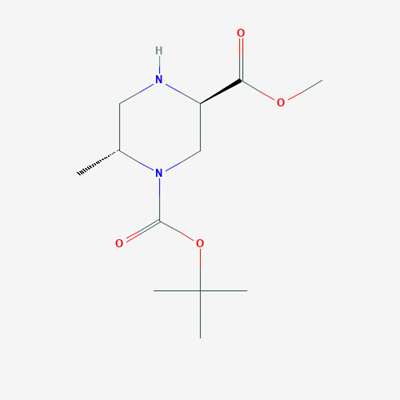 Picture of (3R,6R)-1-tert-Butyl 3-methyl 6-methylpiperazine-1,3-dicarboxylate