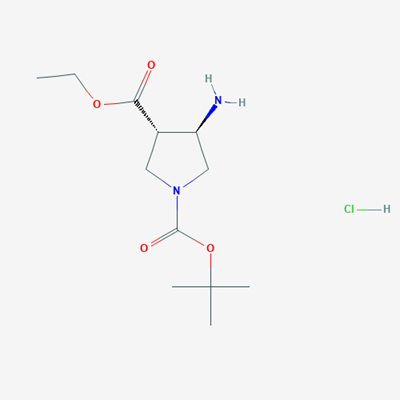 Picture of (3S,4R)-1-tert-Butyl 3-ethyl 4-aminopyrrolidine-1,3-dicarboxylate hydrochloride