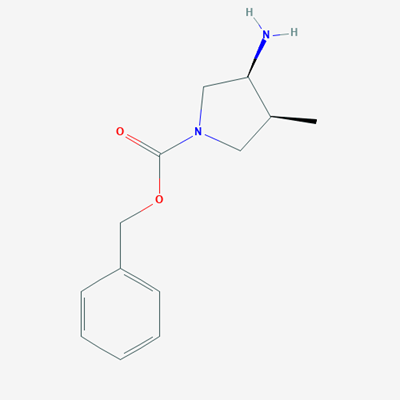 Picture of (3S,4S)-Benzyl 3-amino-4-methylpyrrolidine-1-carboxylate hydrochloride