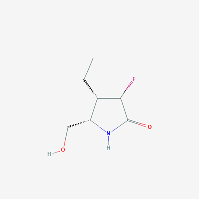 Picture of (3S,4S,5S)-4-Ethyl-3-fluoro-5-(hydroxymethyl)pyrrolidin-2-one