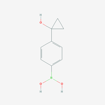 Picture of (4-(1-Hydroxycyclopropyl)phenyl)boronic acid