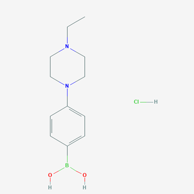 Picture of (4-(4-Ethylpiperazin-1-yl)phenyl)boronic acid monohydrochloride