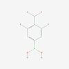 Picture of (4-(Difluoromethyl)-3,5-difluorophenyl)boronic acid