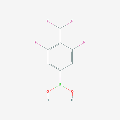 Picture of (4-(Difluoromethyl)-3,5-difluorophenyl)boronic acid