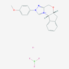 Picture of (5AR,10bS)-2-(4-methoxyphenyl)-5a,10b-dihydro-4H,6H-indeno[2,1-b][1,2,4]triazolo[4,3-d][1,4]oxazin-2-ium tetrafluoroborate