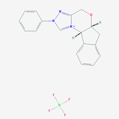 Picture of (5aR,10bS)-2-Phenyl-4,5a,6,10b-tetrahydro-2H-indeno[2,1-b][1,2,4]triazolo[4,3-d][1,4]oxazin-11-ium tetrafluoroborate