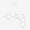 Picture of (5aS,10bR)-2-(2,4,6-Trichlorophenyl)-4,5a,6,10b-tetrahydro-2H-indeno[2,1-b][1,2,4]triazolo[4,3-d][1,4]oxazin-11-ium tetrafluoroborate