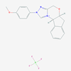 Picture of (5AS,10bR)-2-(4-methoxyphenyl)-5a,10b-dihydro-4H,6H-indeno[2,1-b][1,2,4]triazolo[4,3-d][1,4]oxazin-2-ium tetrafluoroborate
