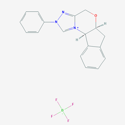 Picture of (5aS,10bR)-2-Phenyl-4,5a,6,10b-tetrahydro-2H-indeno[2,1-b][1,2,4]triazolo[4,3-d][1,4]oxazin-11-ium tetrafluoroborate