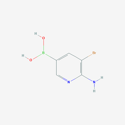 Picture of (6-Amino-5-bromopyridin-3-yl)boronic acid