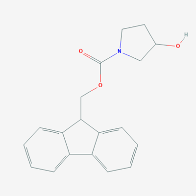 Picture of (9H-Fluoren-9-yl)methyl 3-hydroxypyrrolidine-1-carboxylate
