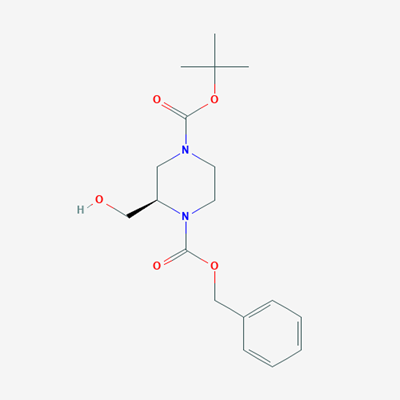 Picture of (R)-1-Benzyl 4-tert-butyl 2-(hydroxymethyl)piperazine-1,4-dicarboxylate