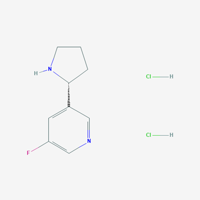 Picture of (R)-3-FLUORO-5-(PYRROLIDIN-2-YL)PYRIDINE 2HCL