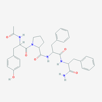 Picture of (S)-1-((S)-2-Acetamido-3-(4-hydroxyphenyl)propanoyl)-N-((S)-1-(((S)-1-amino-1-oxo-3-phenylpropan-2-yl)amino)-1-oxo-3-phenylpropan-2-yl)pyrrolidine-2-carboxamide