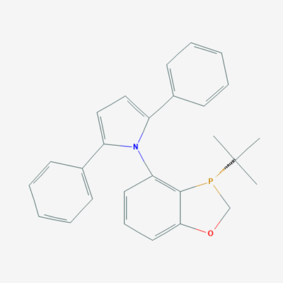 Picture of (S)-1-(3-(Tert-butyl)-2,3-dihydrobenzo[d][1,3]oxaphosphol-4-yl)-2,5-diphenyl-1H-pyrrole