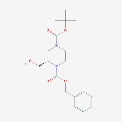 Picture of (S)-1-Benzyl 4-tert-butyl 2-(hydroxymethyl)piperazine-1,4-dicarboxylate