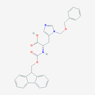Picture of (S)-2-((((9H-Fluoren-9-yl)methoxy)carbonyl)amino)-3-(1-((benzyloxy)methyl)-1H-imidazol-5-yl)propanoic acid