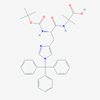 Picture of (S)-2-(2-((tert-Butoxycarbonyl)amino)-3-(1-trityl-1H-imidazol-4-yl)propanamido)-2-methylpropanoic acid