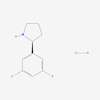 Picture of (S)-2-(3,5-Difluorophenyl)pyrrolidine hydrochloride