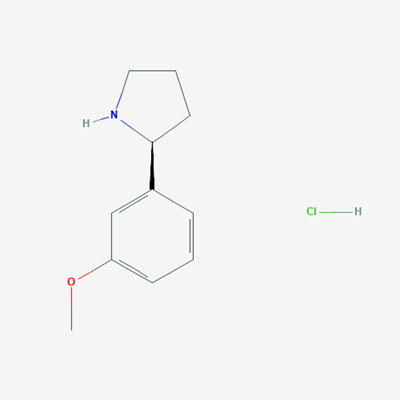 Picture of (S)-2-(3-Methoxyphenyl)pyrrolidine hydrochloride