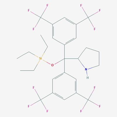 Picture of (S)-2-(Bis(3,5-bis(trifluoromethyl)phenyl)((triethylsilyl)oxy)methyl)pyrrolidine