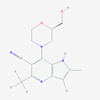 Picture of (S)-3-Chloro-7-(2-(hydroxymethyl)morpholino)-2-methyl-5-(trifluoromethyl)-1H-pyrrolo[3,2-b]pyridine-6-carbonitrile