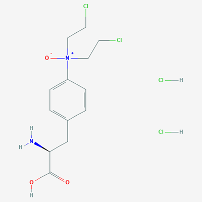 Picture of (S)-4-(2-Amino-2-carboxyethyl)-N,N-bis(2-chloroethyl)cyclohexa-1,3-dienamine oxide dihydrochloride