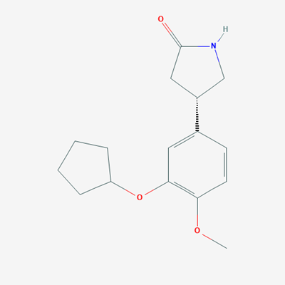 Picture of (S)-4-(3-(Cyclopentyloxy)-4-methoxyphenyl)pyrrolidin-2-one