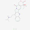Picture of (S)-4-Ethyl-4-hydroxy-11-(2-(isopropylamino)ethyl)-1H-pyrano[3',4':6,7]indolizino[1,2-b]quinoline-3,14(4H,12H)-dione hydrochloride