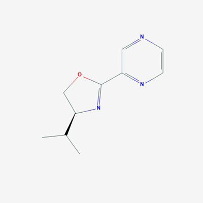 Picture of (S)-4-Isopropyl-2-(pyrazin-2-yl)-4,5-dihydrooxazole